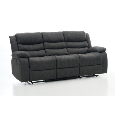 Sundri 3 Seater Suede Reclining Sofa