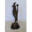 Supernova Blackamoor Candle Holder Mad of Bronze Statue Mounted on Marble  9" x 4" x 17"H