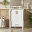 Meuble-lavabo moderne avec tiroir et dossier ouvert-229315432