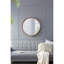 31,5 "miroir rond en bois de pin, miroir mural pour la salle de bain