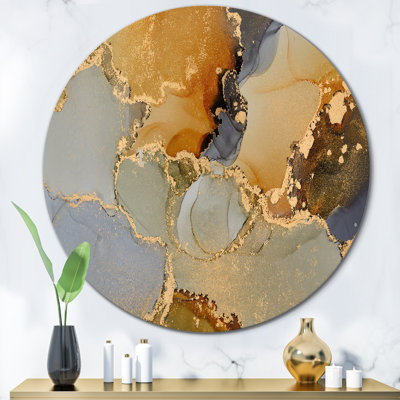Brown Luxury Abstract Fluid Art I " Brown Luxury Abstract Fluid Art I "