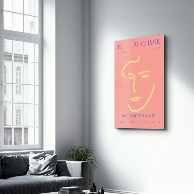 Élégante peinture murale en verre trempé de 13,8 po x 21,7 po | 100% verre trempé, épaisseur: 0,16 pouce | Imprimé UV pour des couleurs éclatantes | Parfait pour la décoration intérieure, le salon et les espaces de bureau