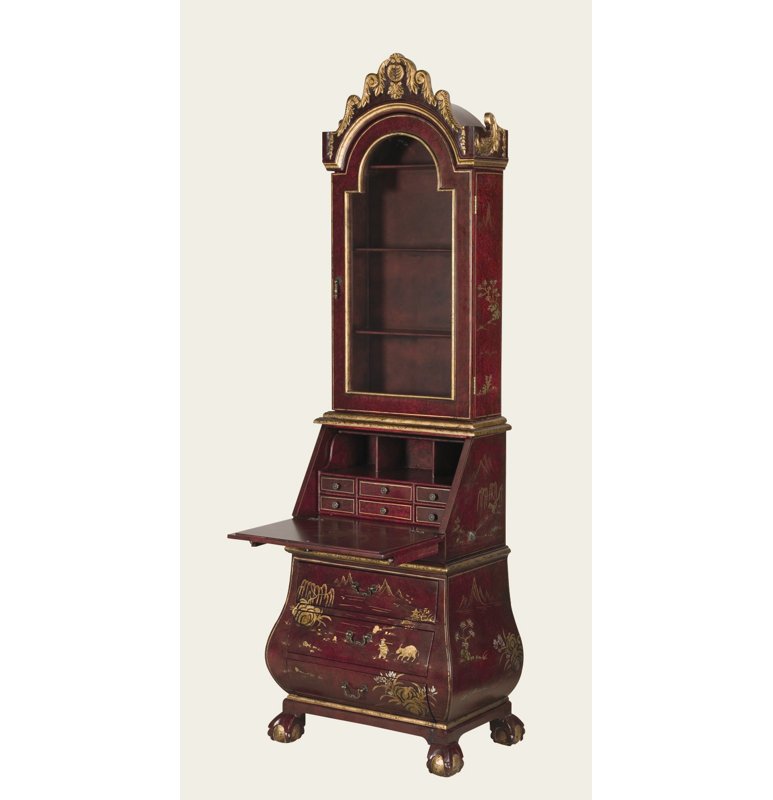 Glass Secretary Desk