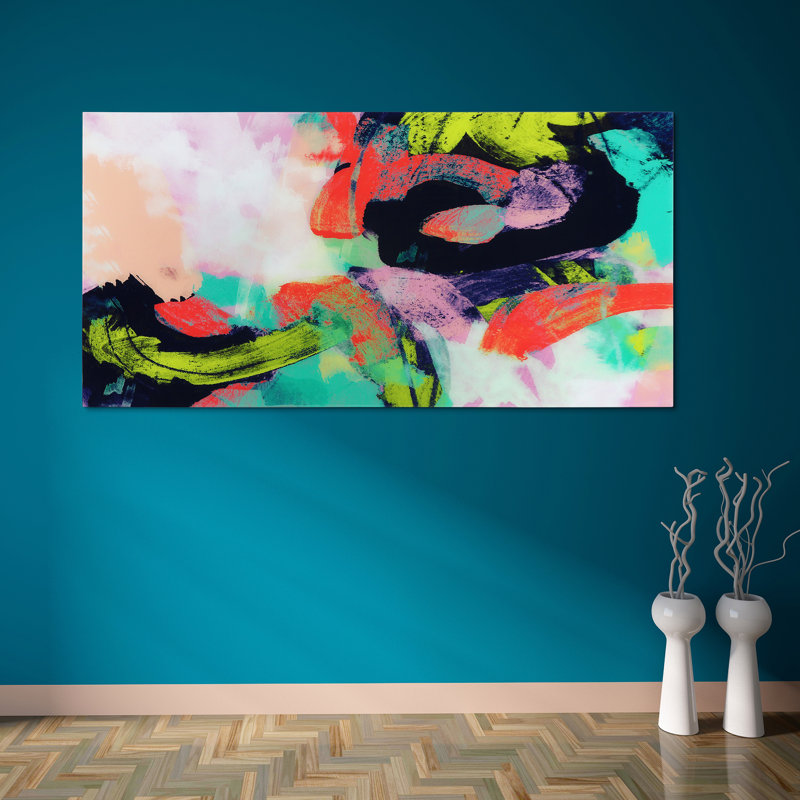 Coloré - impression sans cadre sur verre