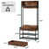 Rikijs Hall Tree 32'' Wide with Bench and Shoe Storage