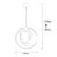 Luminaire suspendu sphère 1 lumière Halden-1565986878