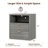 Valerica 2-Drawer Fluted Nightsatnd with Charging Station-1559768627