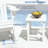 Outsunny Weather-Resistant HDPE Adirondack Side Table