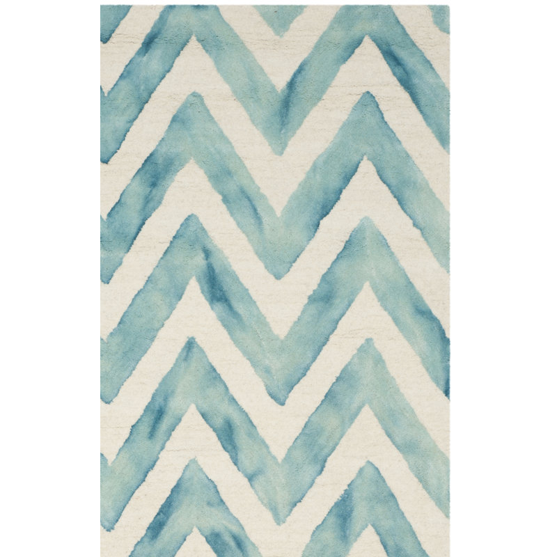 Danny Hand Tufted Wool Chevron Rug, Rectangle 8' x 10'