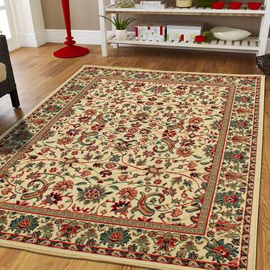 Wrought Studio Shelva Rose/Cream Area Rug & Reviews