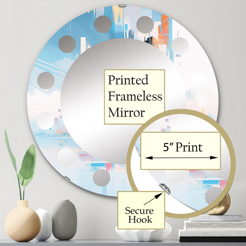 Miroir mural Britera, 24 po x 24 po