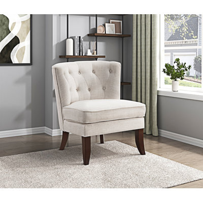 Fauteuil d'appoint capitonné à boutons Upholstery