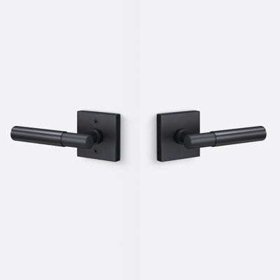 Aspra Square Passage Rosette, Smooth Grip