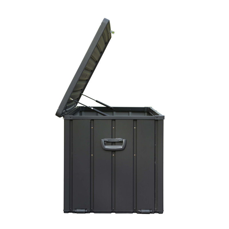 Large Capacity Outdoor Storage Deck Box for Patio, Ideal for Storing Cushions, Tools and More, Lockable and Portable