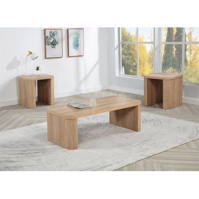 Ensemble de 3 pièces 3 pièces magnifiquement fabriquées au charme naturel