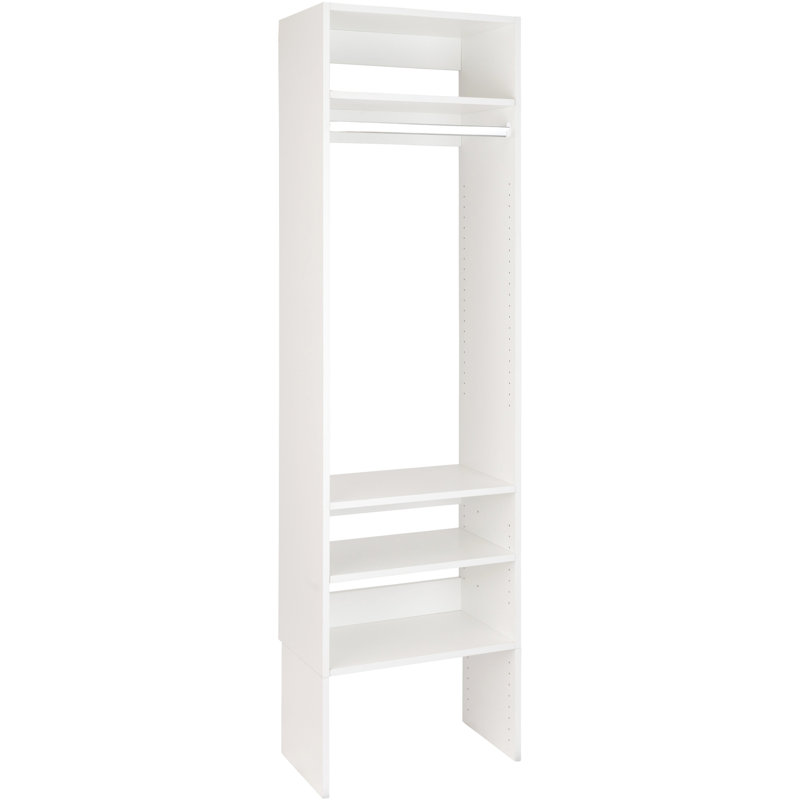 Closet System, 71.25" H x 19.5" W x 14" D