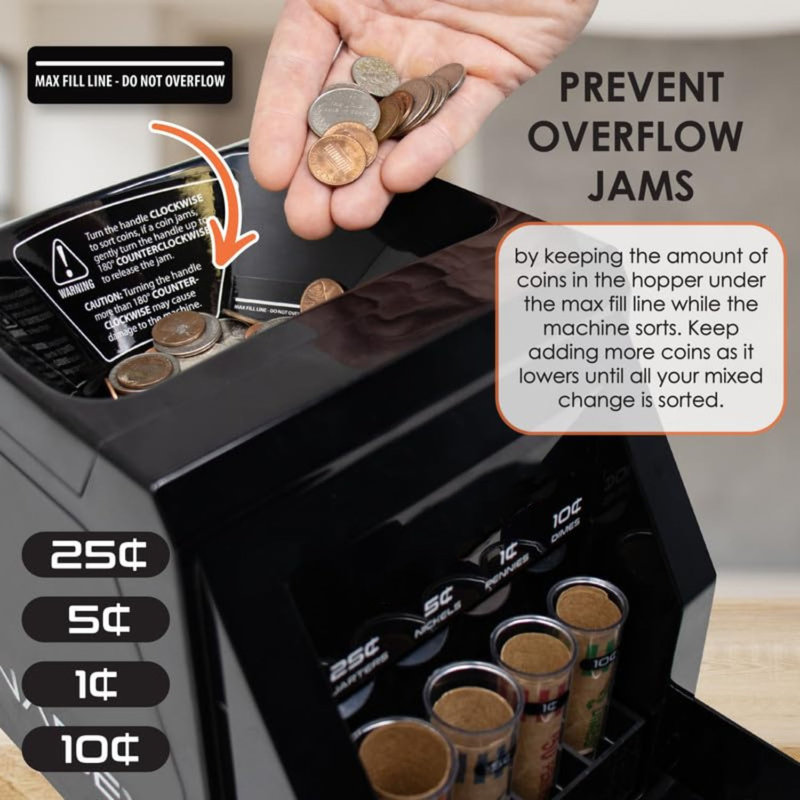 Manual Coin Sorter And Wrapper