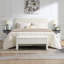 Banc de lit moderne avec rangement-123132888