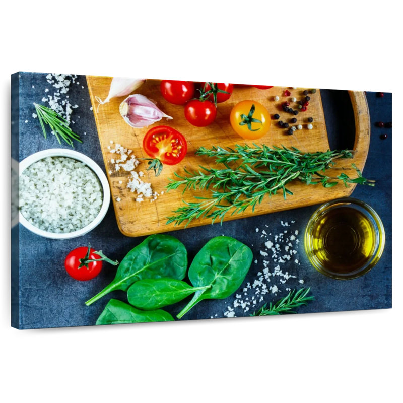 Yarlin - légumes rouges et verts, H 8 po x l 12 po