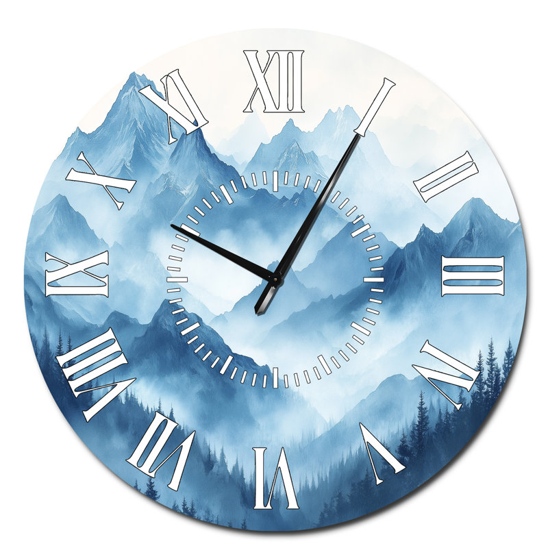 Horloge murale Cool Mountain, Surdimensionné