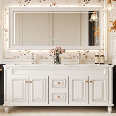 Smart bathroom cabinet American style