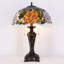 Lampe de table en verre teinté Tiffany