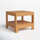 Bogota 20.5'' Teak Outdoor Side Table
