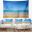 Ensemble de tapisserie de plage tropicale en polyester de mer tropicale avec accessoires suspendus inclus-28500486