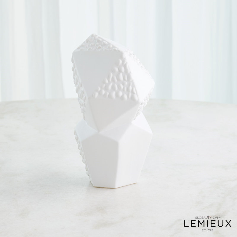 Les Facettes Sculpture, Matte White