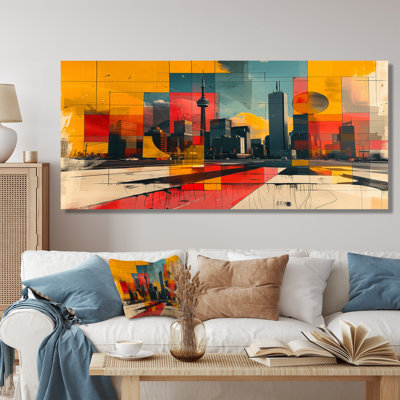 Mid Century City of Toronto Landscape II - City Toronto, impression d'art mural