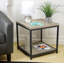 Table de bout en bois massif avec rangement Anayanci-1476570284