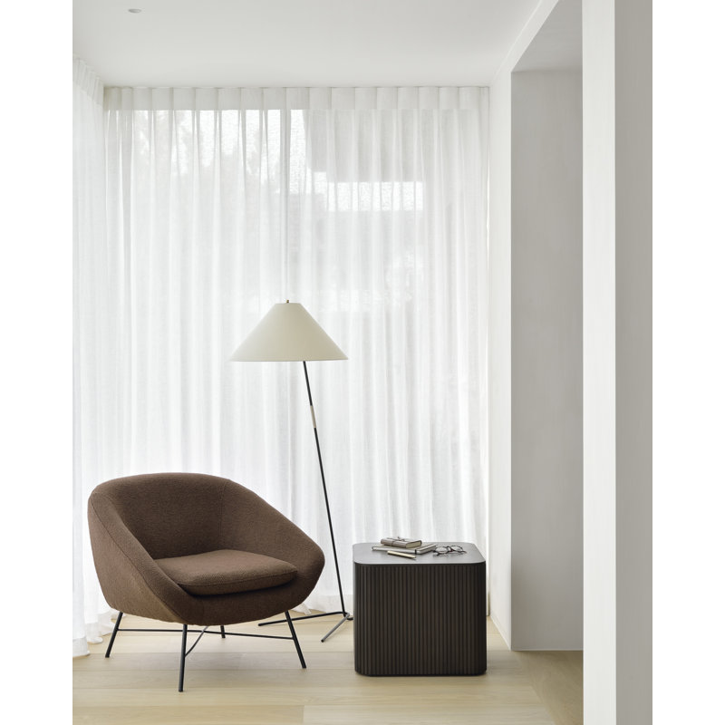 Barrow Barrel Chair, Copper Polyester Blend