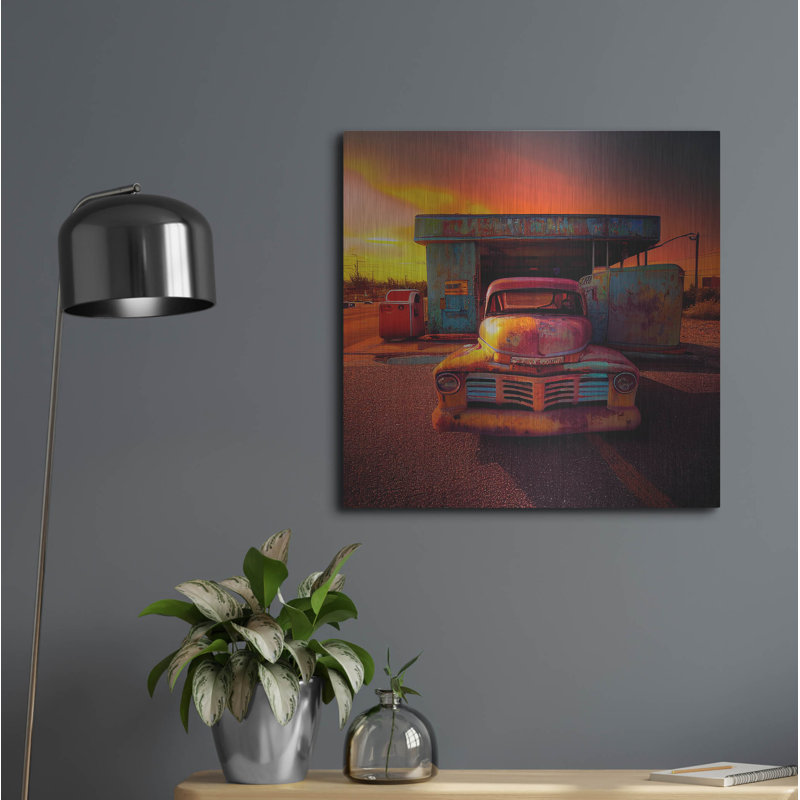 «Route 66 6» par Ray Heere, H 24 po x l 24 po