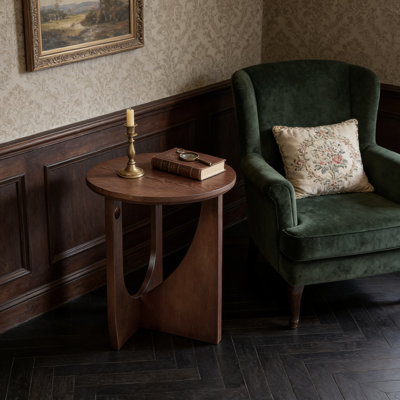 Table d'appoint étroite en bois massif Living Table