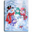 Toile à dos de chevalet 8 x 6 Snow Family