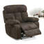 Fauteuil inclinable brun en polaire Cashmere