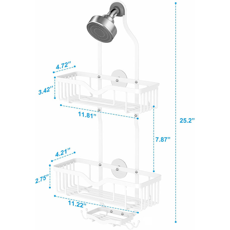Rangement de salle de bain suspendu Kadolina