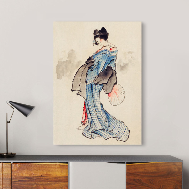 Courtesan by Katsushika Hokusai - Wrapped Canvas Print, 100cm H x 70cm W x 4cm D