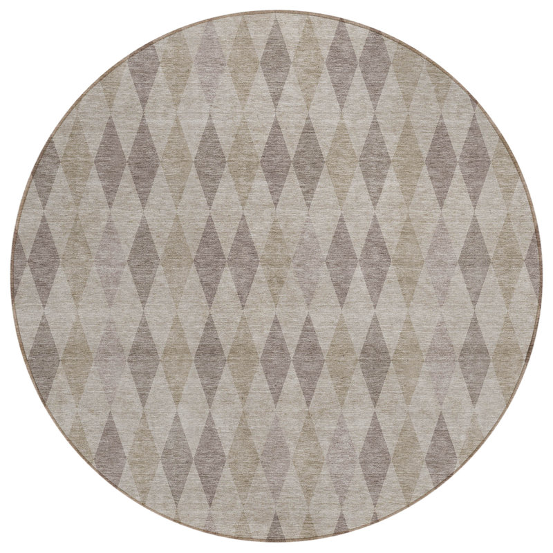 Clintonville Washable Geometric Indoor / Outdoor Rug, Rectangle 1'8" x 2'6"