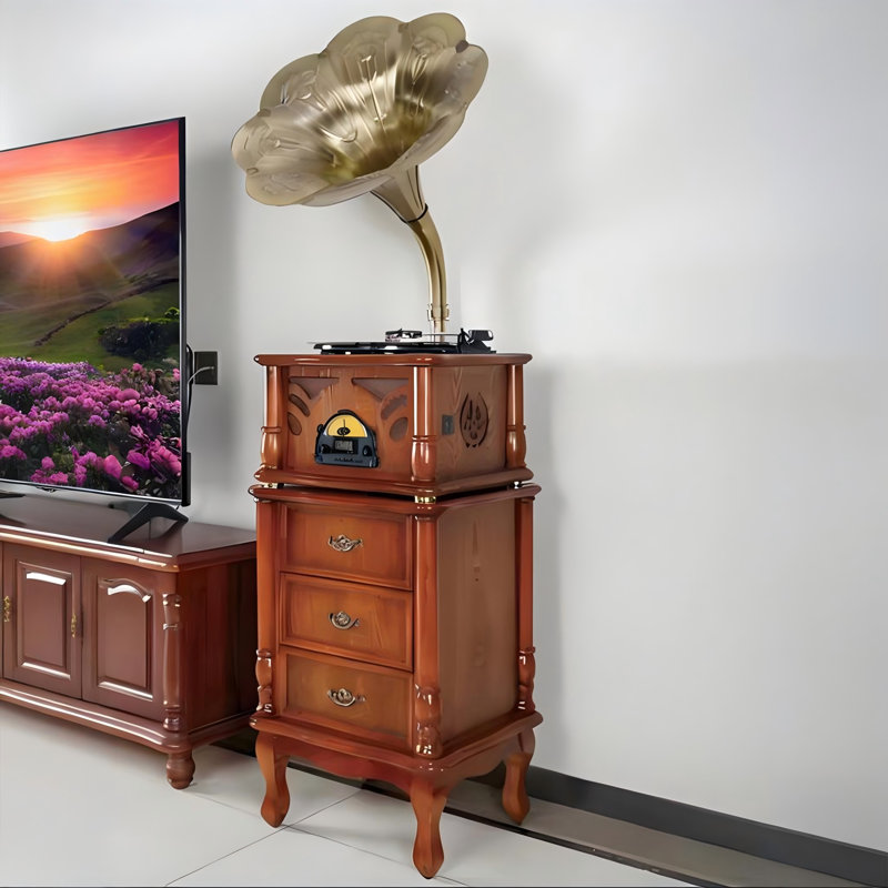 Tourne-disque rétro avec Bluetooth intégré