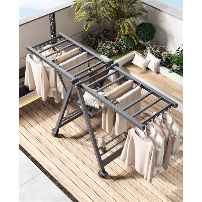 Aerofold Multipurpose Clothes Drying Rack, 70.47" H x 70.86" W x 22.44" D