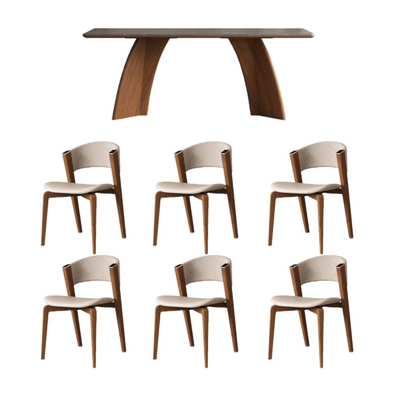 Ensemble de table et chaises Vintage, H 29,52 po x L 70,86 po x l 35,43 po