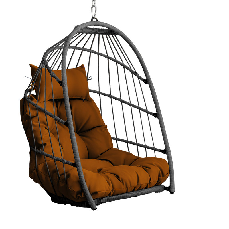 Fauteuil pivotant Pe Pe Egg Brown