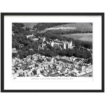 Arundel, Castle And Town From The Air C1955 by Francis Frith - Single Picture Frame Print