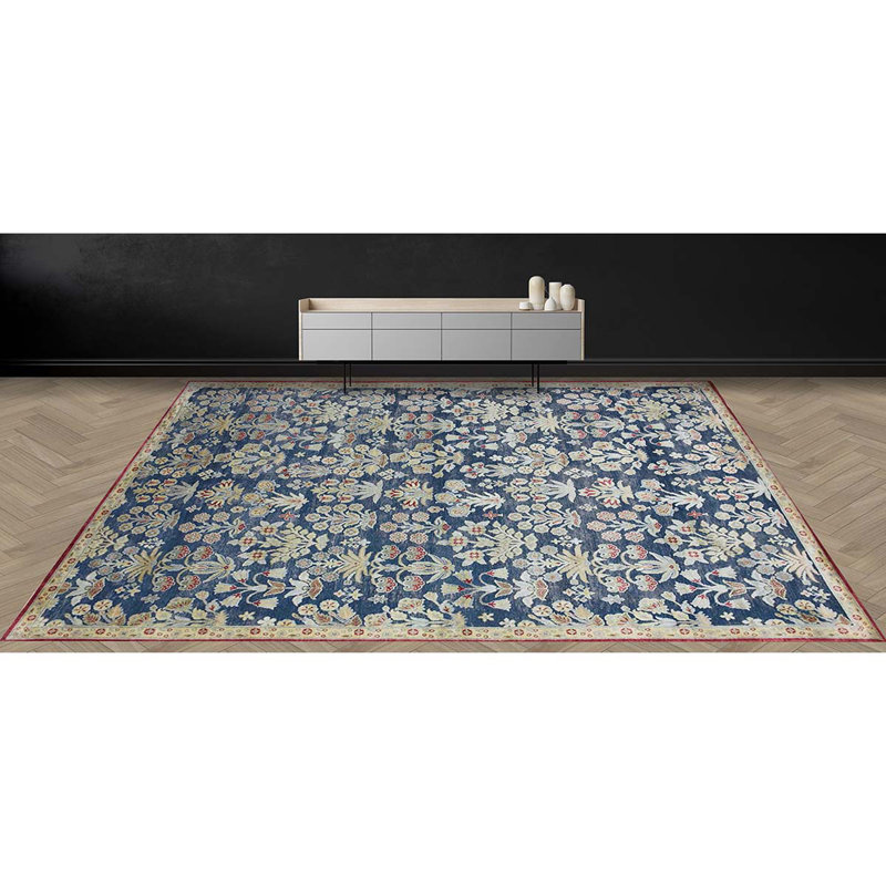 Floral Area Rug, Rectangle 9' x 12'