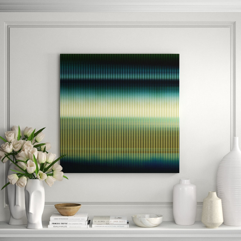 Radiant Stripes Print by Sofia Fox, Plexi, 48" H x 48" W x 1.5" D