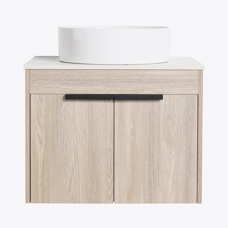 24 " Modern Design Float Bathroom Vanity With Ceramic Basin Set