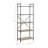 Forshee Geometric Bookcase in Antique Oak and Sandy Gray-145560005