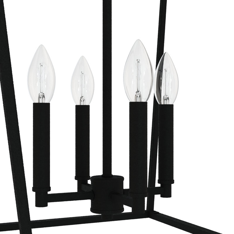 Laurel Ridge 4 Light Lantern Pendant, Natural Iron