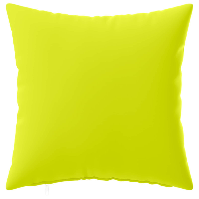 Anthracite Cushion Cover, Bright Green, Square 45cm